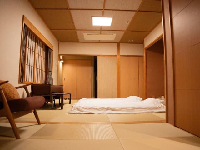 Japanese-Western Style Room with Open-Air Bath