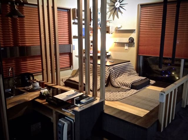 [Shikkoku-Ma:203] Studio Comfort: Double bed/Futon w/Shower booth, Non Smoking