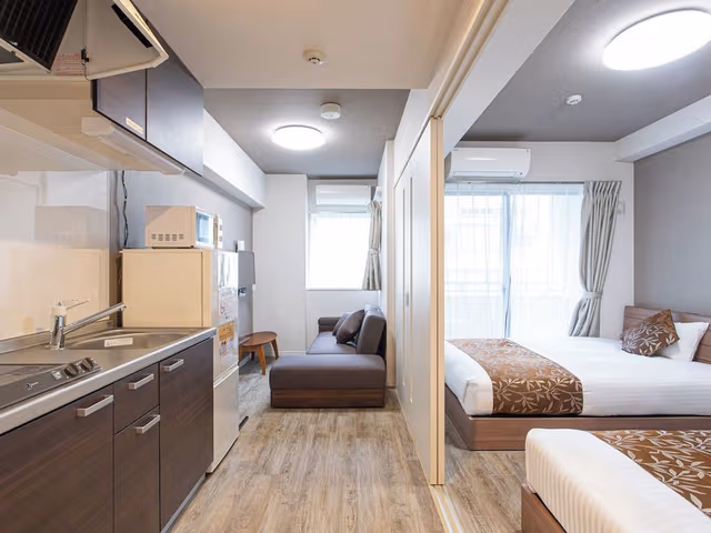 [Main Building] 2 Double Rooms for 5 people, Non Smoking