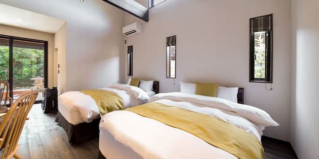 House [Sakura] Twin Bed Room, Japanese Style Room, Open-air Bath