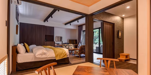 House [Tochi] Twin Bed Room, Japanese Style Room, Open-air Bath