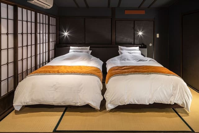 Two-beds Suite with Private Open-air Bath (Japanese Cypress Bath)