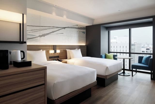 Room, 2 Twin Beds, Corner (Collaboration Doubles)