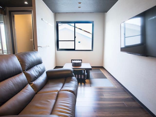 Japanese modern style junior suit room smoking with open air