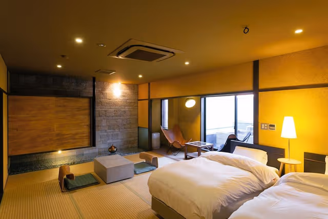 Japanese-Style Room with Open Air Bath - Yamabuki
