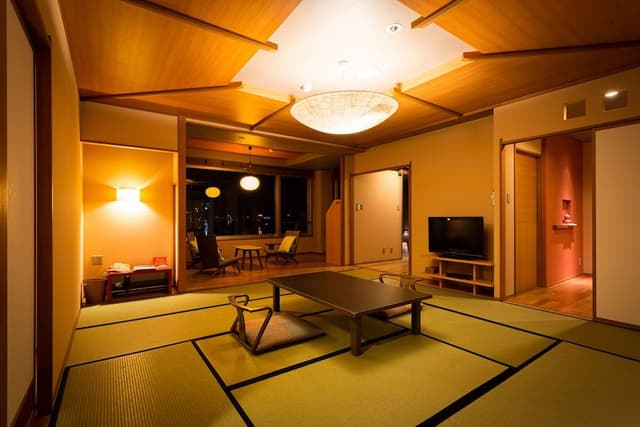 Japanese Western Style Room for 6 Guests with Semi-open-air Bath (Type E)