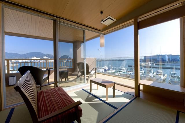 Japanese Western Style Room for 5 Guests with Semi-open-air Bath (Type C & D)