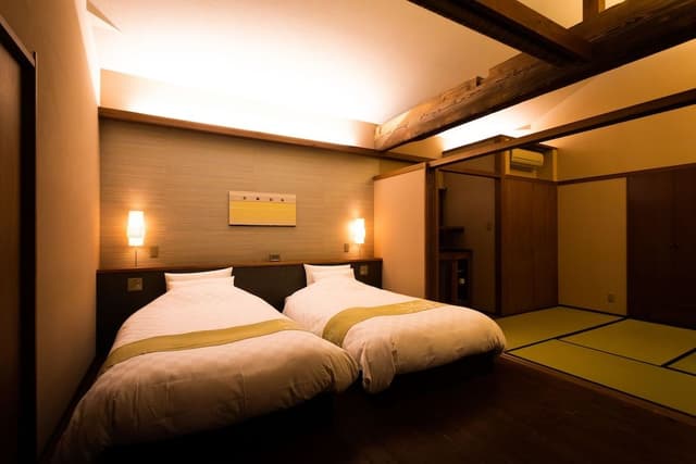 Japanese Western Style Room for 4 Guests with Open-air Bath and Garden View (Type A)
