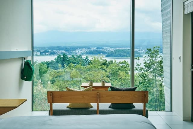 King size bed room with mountain view(Terrace Sofa)