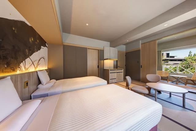 Premium Japanese-Western Room with Kinsen Free-Flow Hot Spring (Corner View), Non smoking