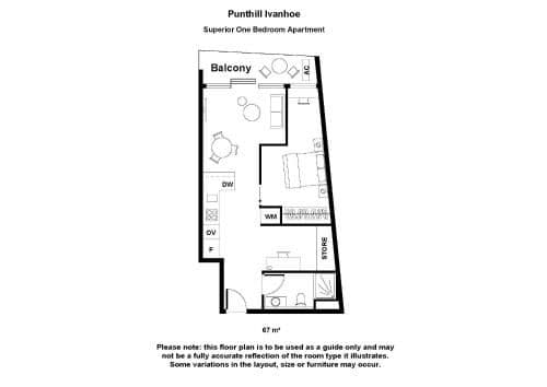 Superior One Bedroom Apartment