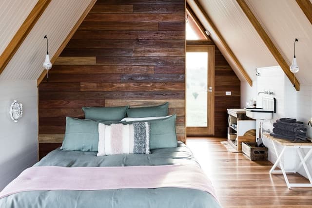 Cabin, 1 Queen Bed, Mountain View