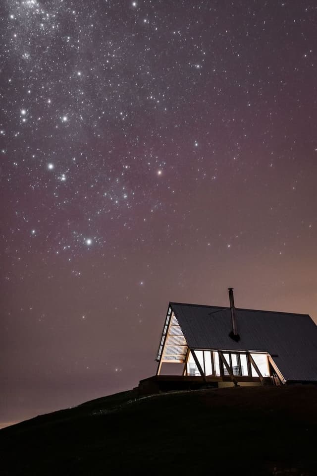 Cabin, 1 Queen Bed, Mountain View