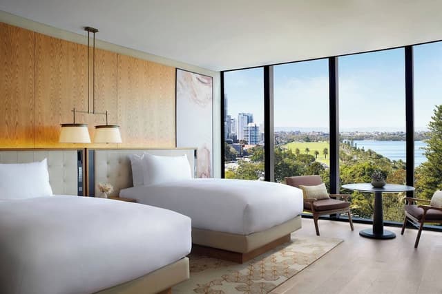 Swan River View, Premium Guest Room, 2 Double Beds