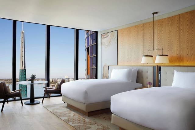 Swan River View, Premium Guest Room, 2 Double Beds