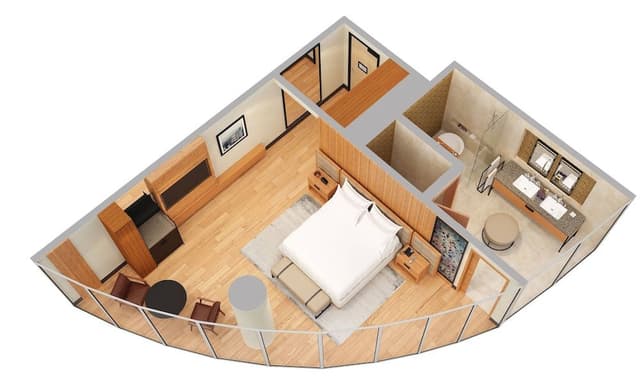 Studio, 1 King Bed (View)