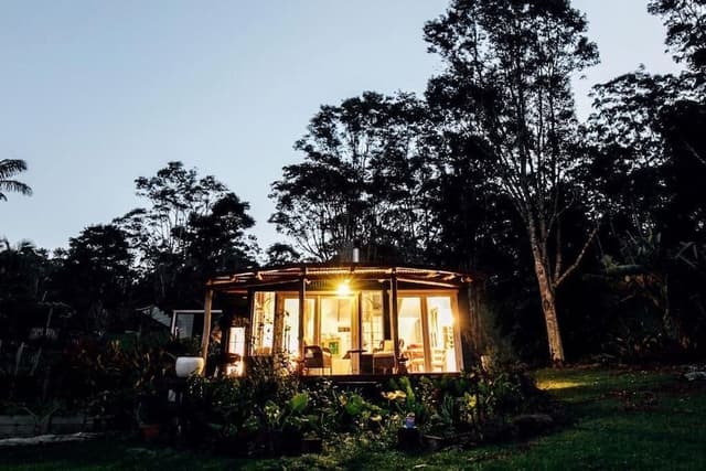 Romantic Cabin, 1 Bedroom, Bathtub, Garden View