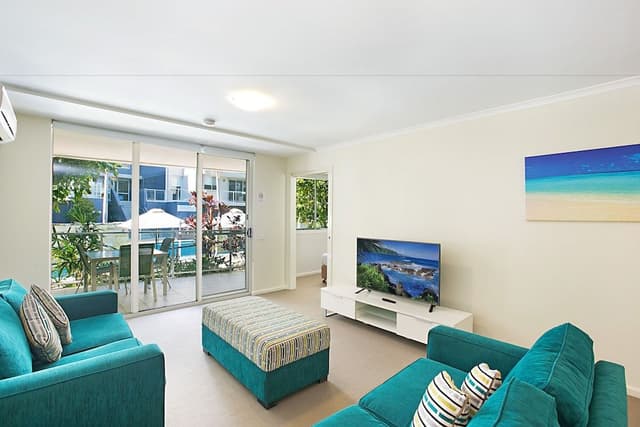 2 Bedroom 2 Bathroom Pool View Apartment