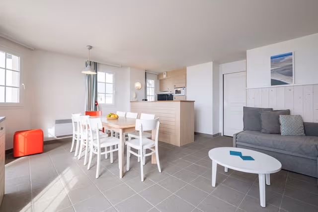Appartement 9 personnes - 2 chambres + 2 coins nuit - Duplex - Vue mer