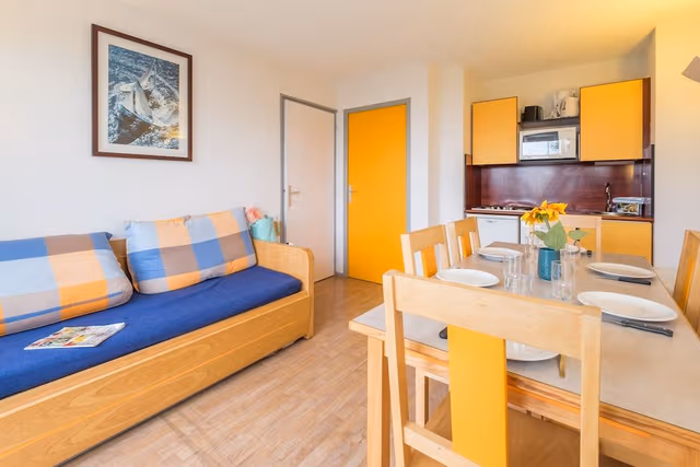 Appartement 6 personnes - 1 chambre + 1 coin nuit - Balcon