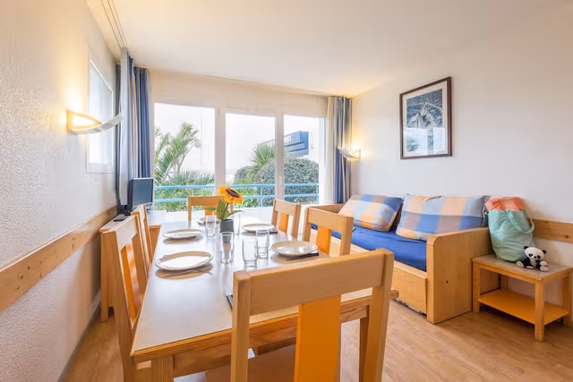 Appartement 6 personnes - 1 chambre + 1 coin nuit - Balcon