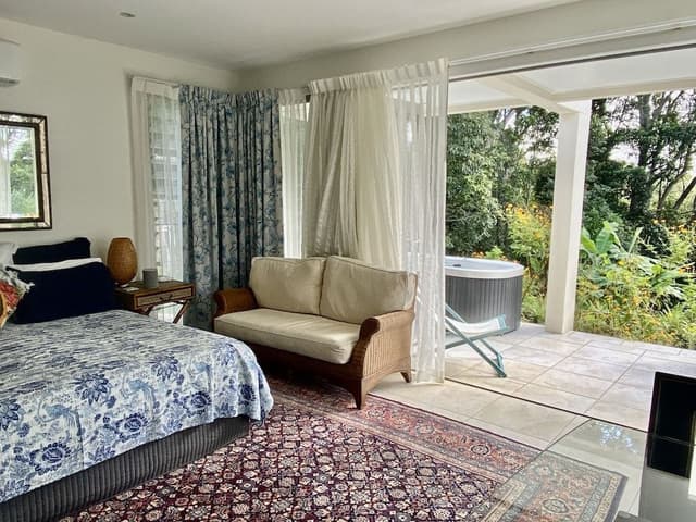 Luxury Suite, 1 King Bed, Terrace, Pool View (Blue Room)