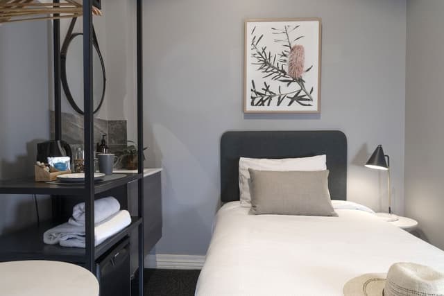 Compact Single, Shared Bathroom