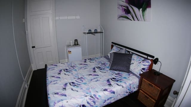 Queen Room with Shared Bathroom and Juliet Balcony