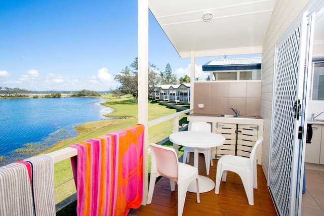 Waterfront Spa Cabin
