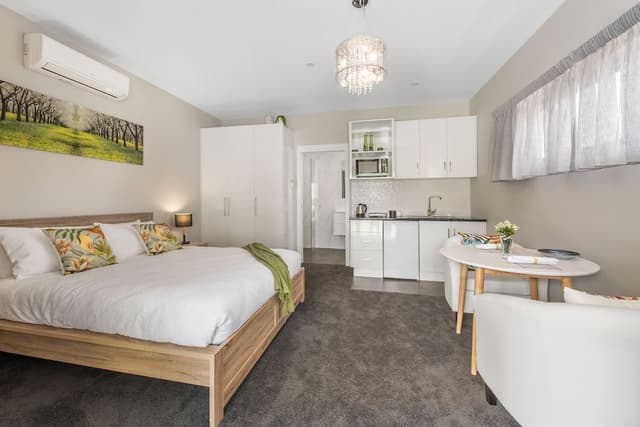 Deluxe Studio Suite, 1 Queen Bed, Pool View (The Wellington)