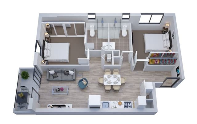 2 Bedroom Deluxe Apartment