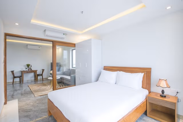 Deluxe Double Room, Balcony, City View