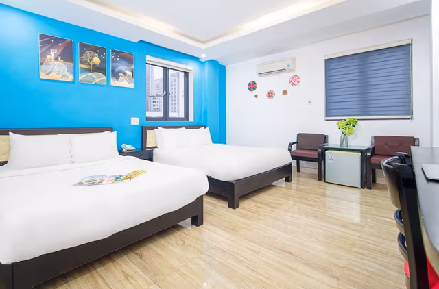 Superior Quadruple Room, 2 Queen Beds