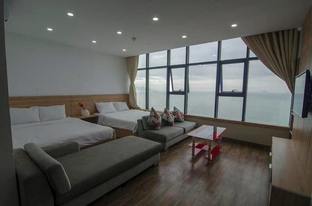 Superior Apartment, 2 Queen Beds, Sea View