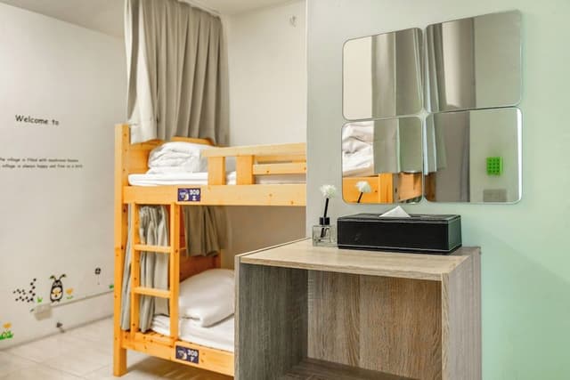 Bed in 4-Bed Male Dormitory Room