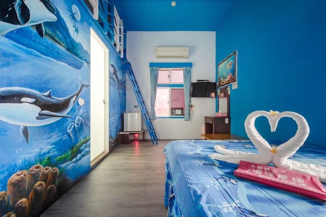 Four-person room in the building