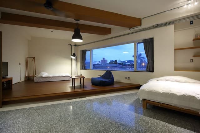 Comfort Double Room, 2 Double Beds, City View