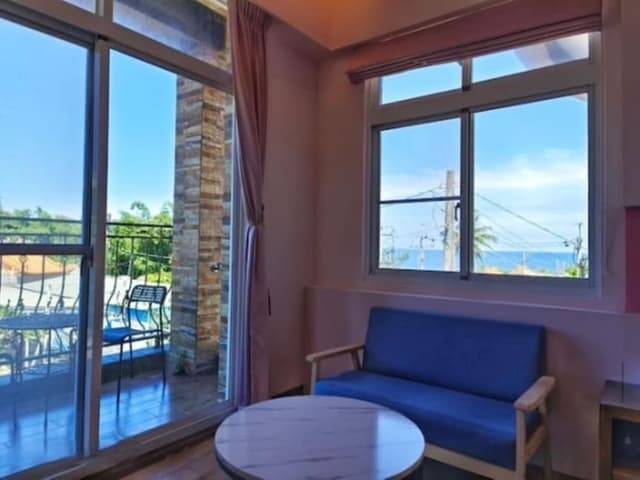 Double Room with Side Sea View and Balcony