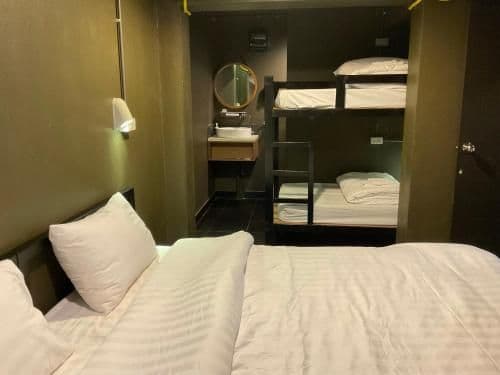 Family room 1 double and 1 bunk bed