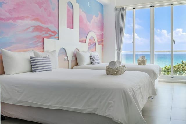 Quadruple Room with Sea View and Balcony