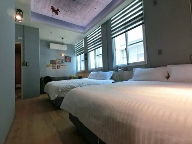 Basic Quadruple Room, 2 Double Beds, Non Smoking