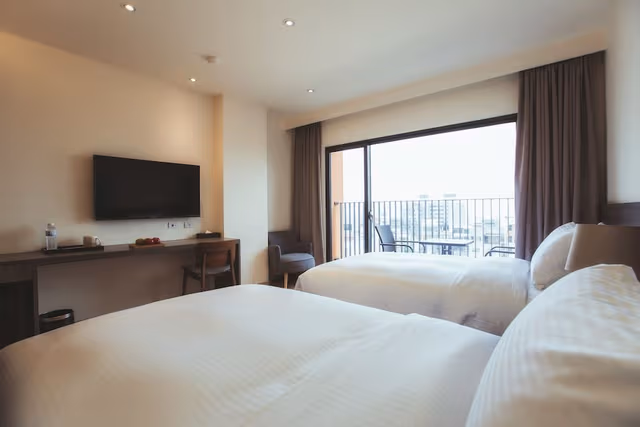 Standard Twin Room, Balcony, City View