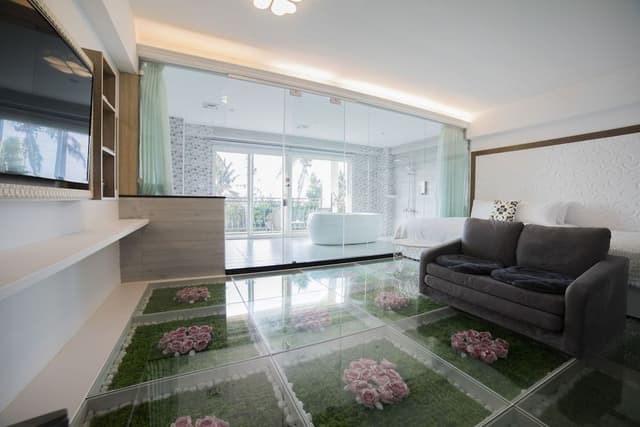 Honeymoon Double Room, 1 Bedroom, Bathtub, Ocean View