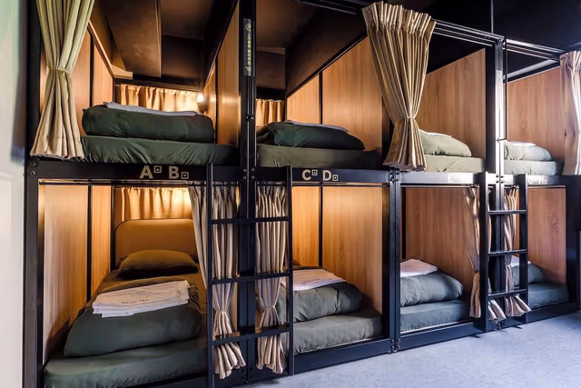 1 bed in 8-bed Mixed Dorm, Shared Bathroom