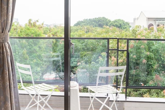 Double Room, Balcony, Park View