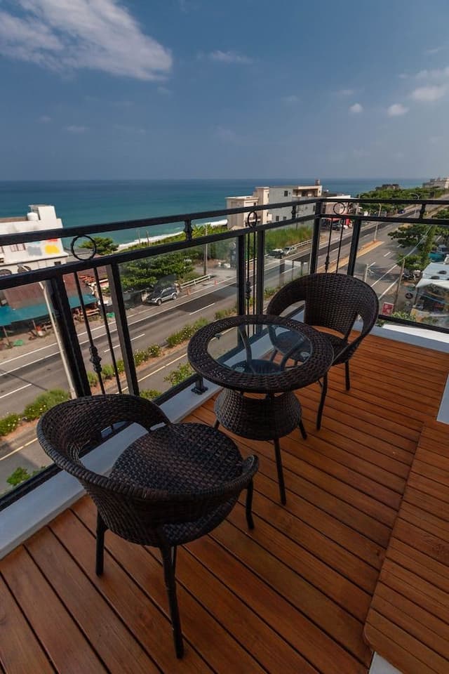 Panoramic Quadruple Room, 2 Double Beds, Accessible, Ocean View