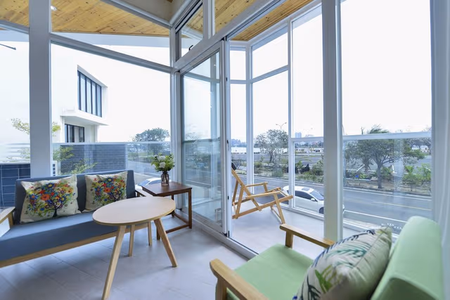 Panoramic Room, 2 Double Beds, Bay View (Cozy 2F)