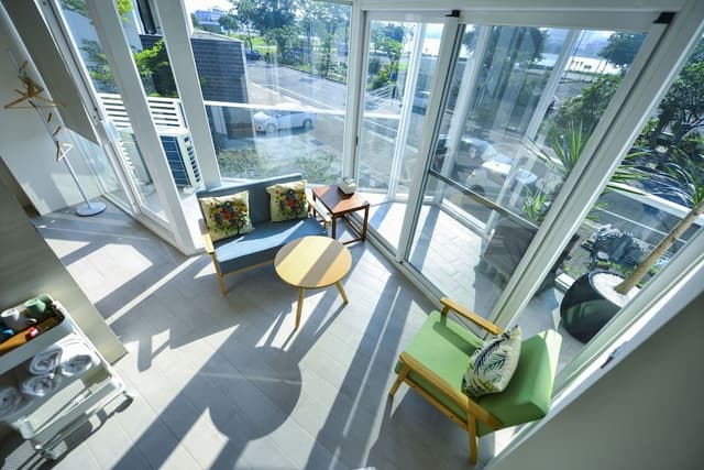 Panoramic Room, 2 Double Beds, Bay View (Cozy 2F)