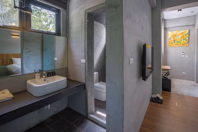 Double Room, 1 Queen Bed, Non Smoking, Mountain View