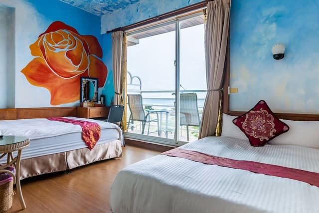 Double Room, Bathtub, Ocean View